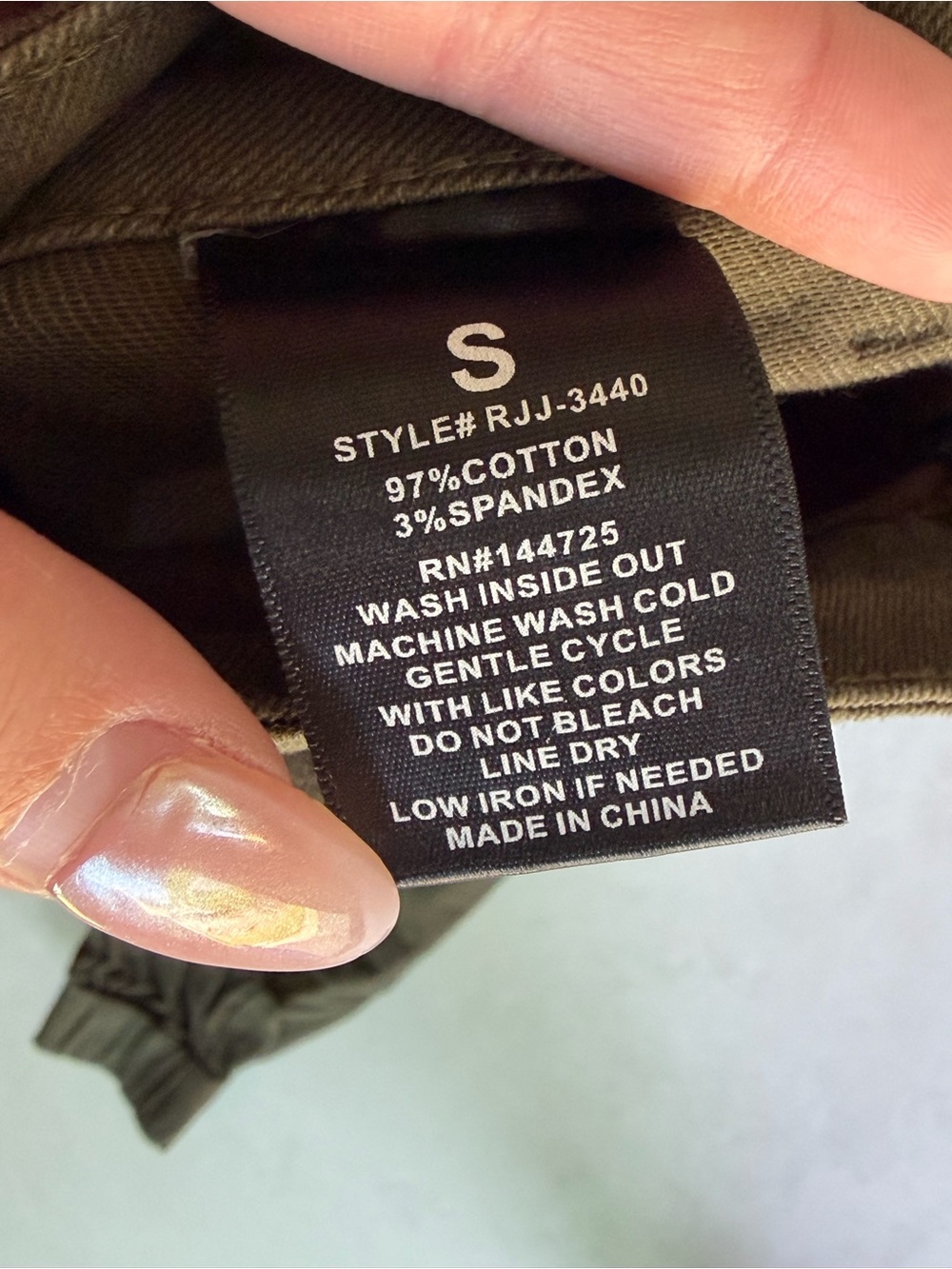 Women’s Windsor Olive Cargo Jogger Pants - size small - Picture 6 of 6